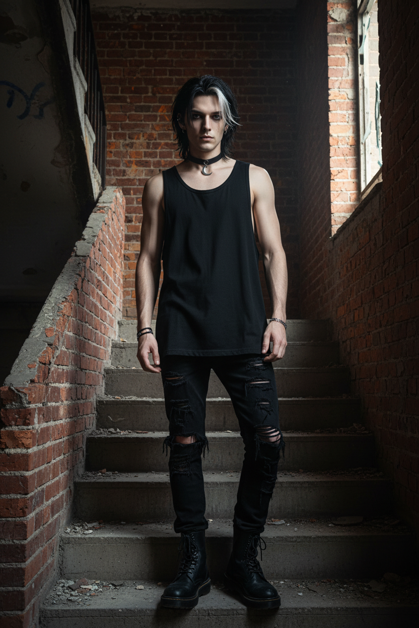 Sleeveless Oversized Tee