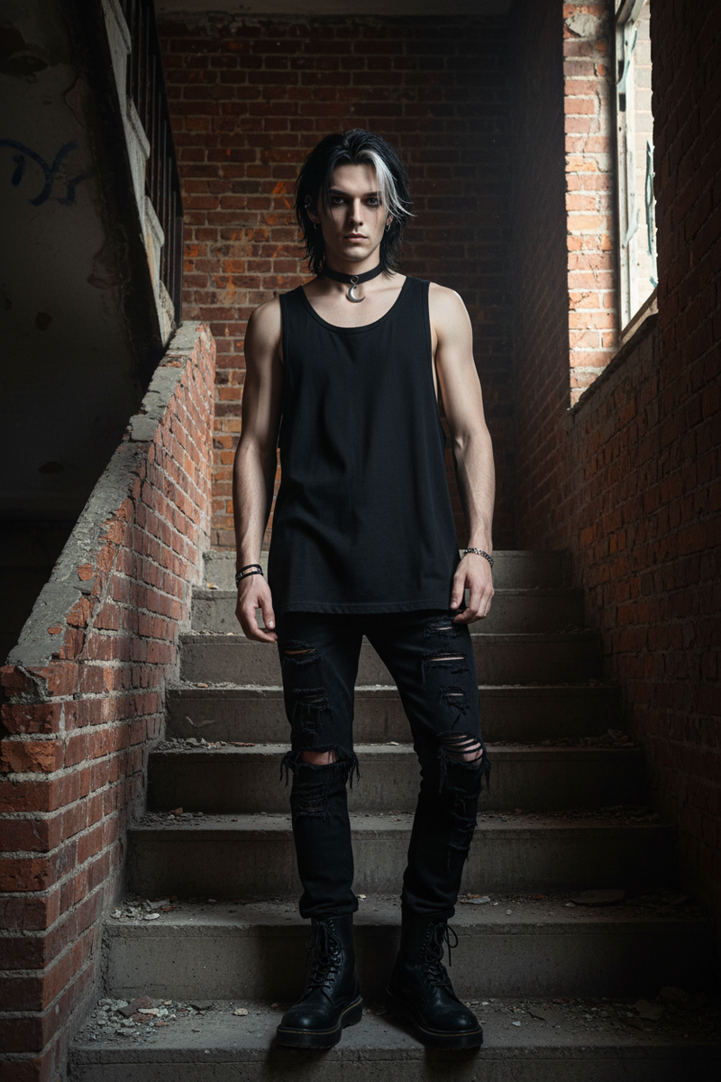 Sleeveless Oversized Tee
