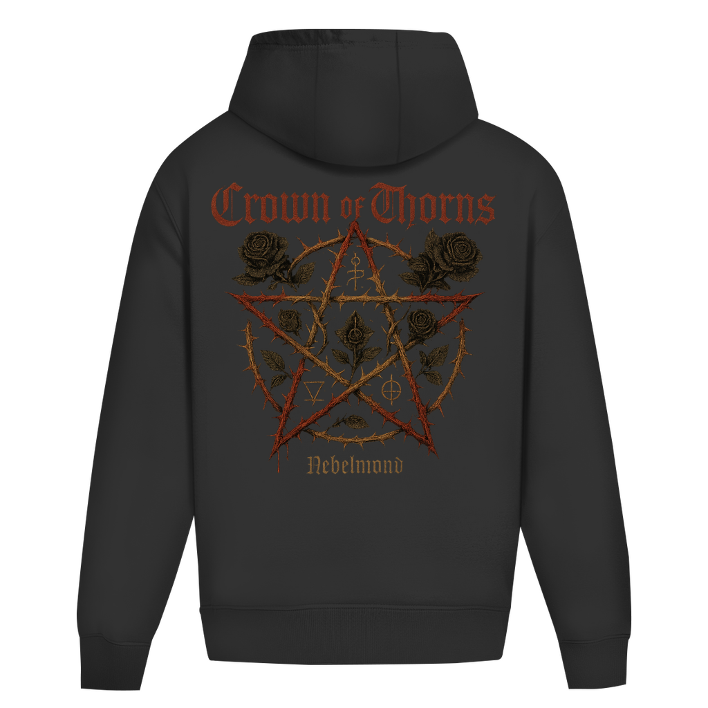Crown of Thorns | Mystic Pentagram Collection | Nebelmond Oversize Hoodie