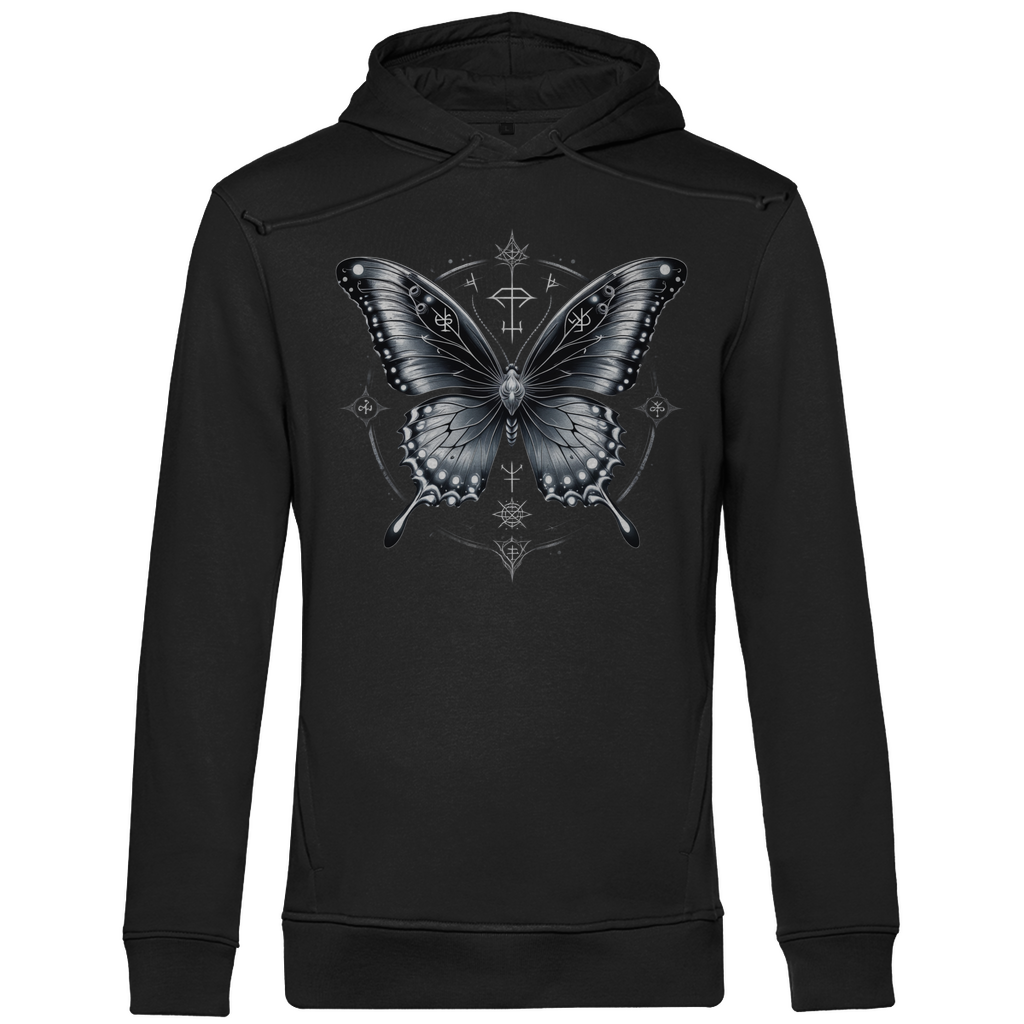 SILVER SOUL WINGS | Dark Butterfy Collection | Nebelmond Herren Premium Bio Hoodie