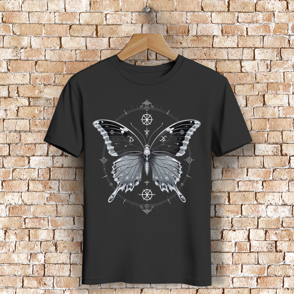 DEATH'S METAMORPHOSIS | Dark Butterfy Collection | Nebelmond Herren Premium Bio T-Shirt