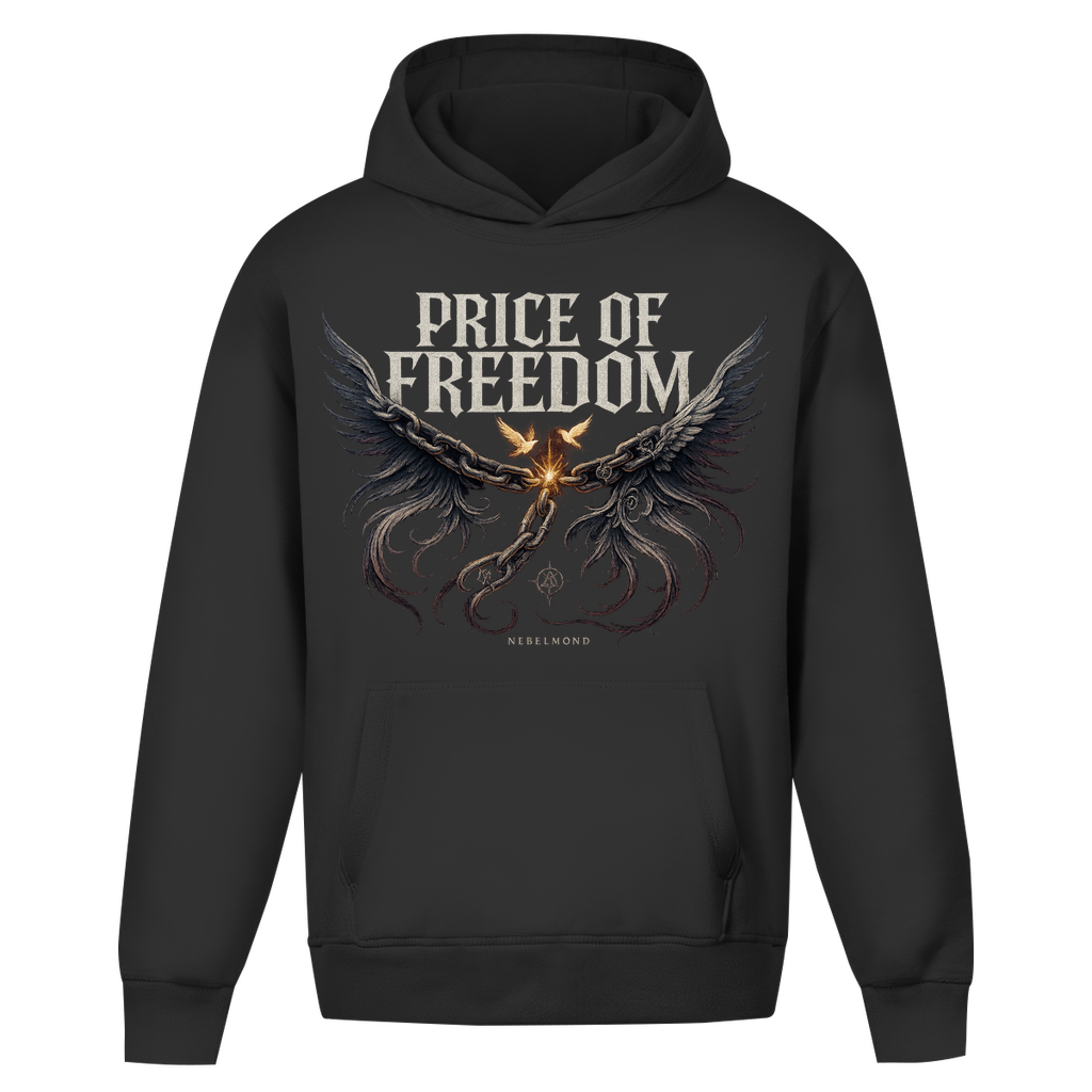 Price of Freedom | Dark Commerce Collection | Nebelmond Oversize Hoodie