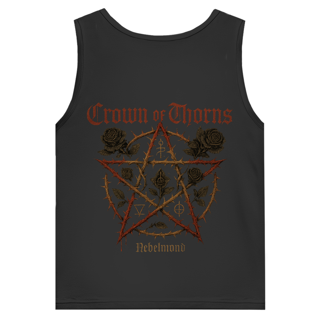Crown of Thorns | Mystic Pentagram Collection | Nebelmond Herren Basic Tank Top