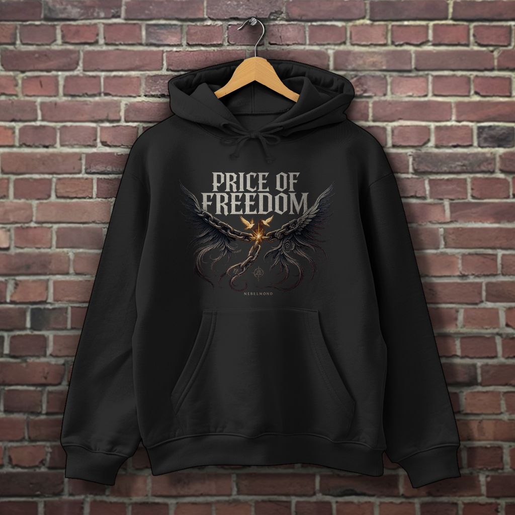 Price of Freedom | Dark Commerce Collection | Nebelmond Herren Hoodie