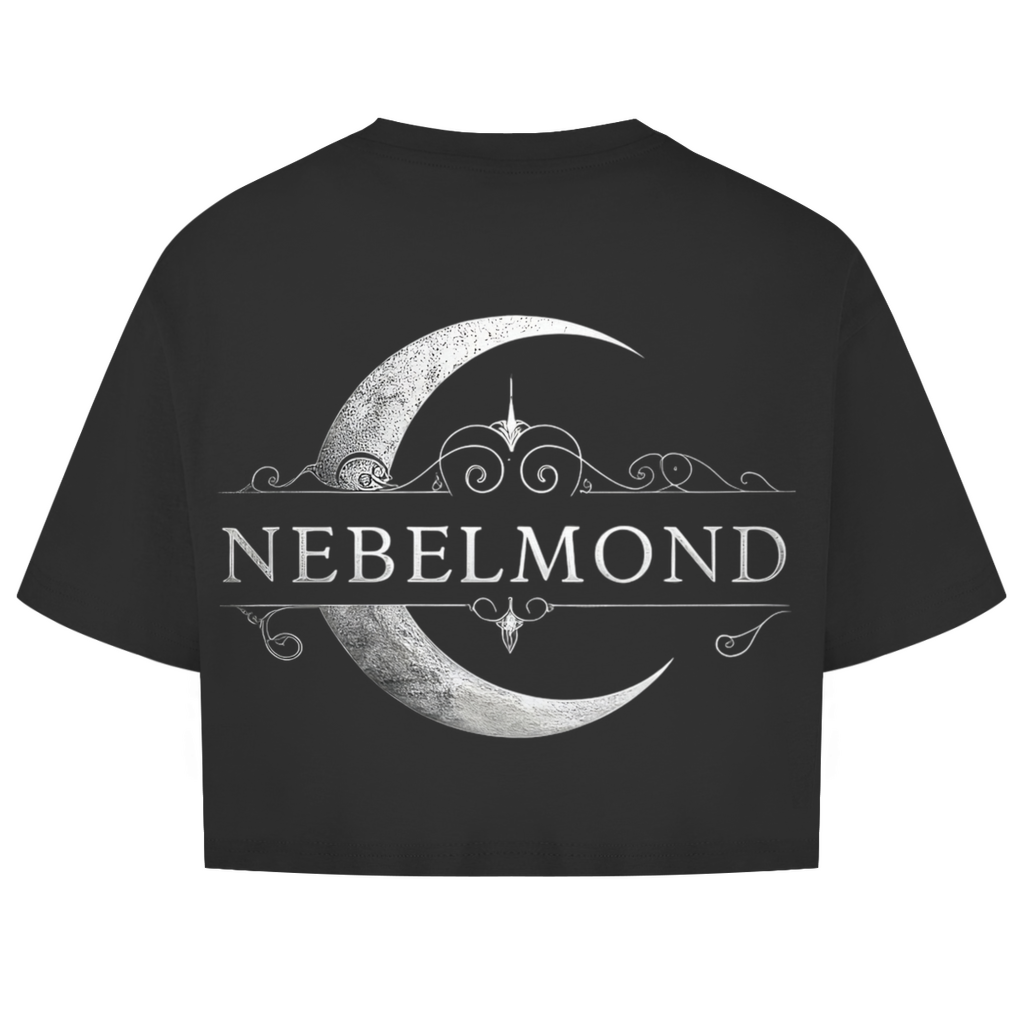 Nebelmond Damen Oversize Crop Top