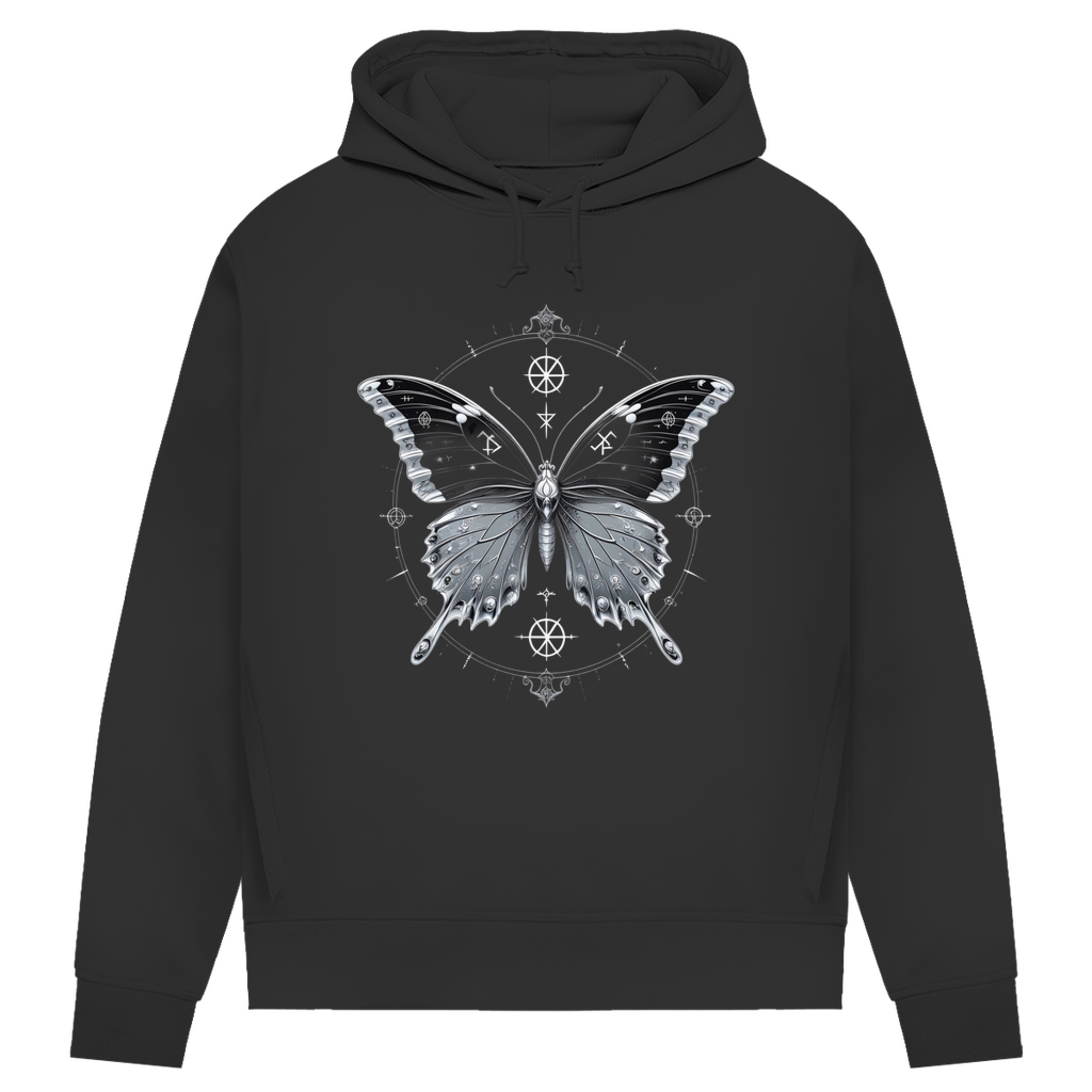 DEATH'S METAMORPHOSIS | Dark Butterfy Collection | Nebelmond Damen Premium Bio Hoodie