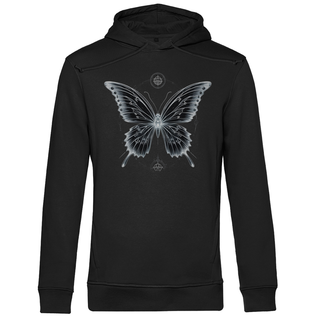 RUNES OF TRANSFORMATION | Dark Butterfy Collection | Nebelmond Herren Premium Bio Hoodie