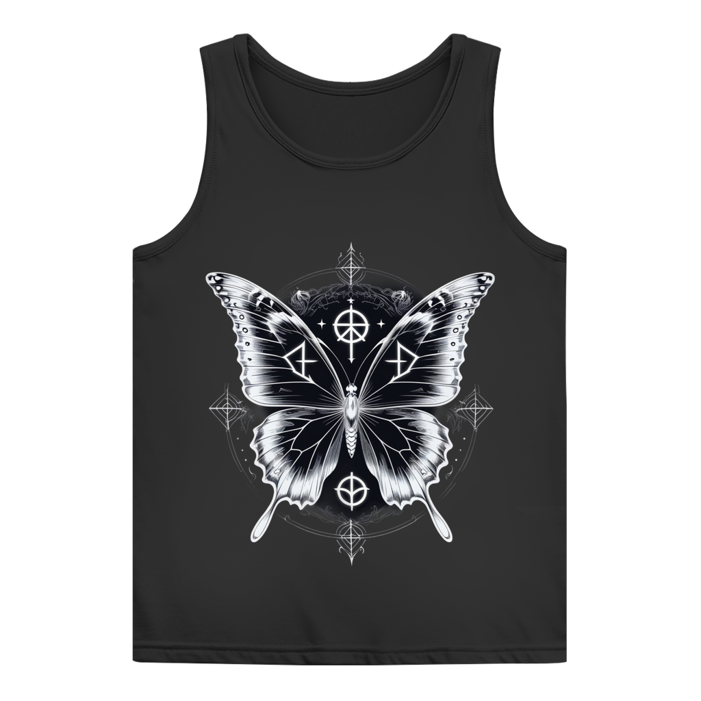SACRED DARKNESS | Dark Butterfy Collection | Nebelmond Damen Basic Tank Top