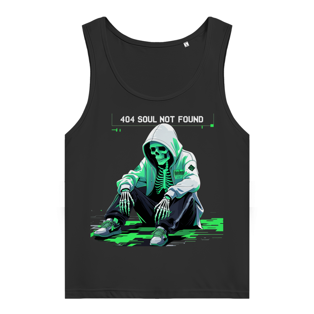 404 Soul Not Found | Lost & Glitched Collection | Nebelmond Damen Premium Organic Tank Top