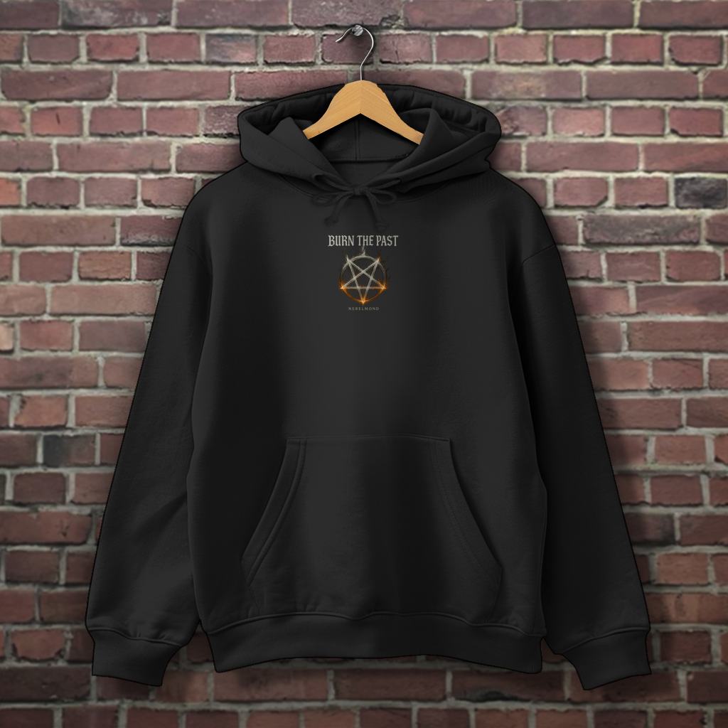 Burn the Past | Mystic Pentagram Collection | Nebelmond Herren Hoodie