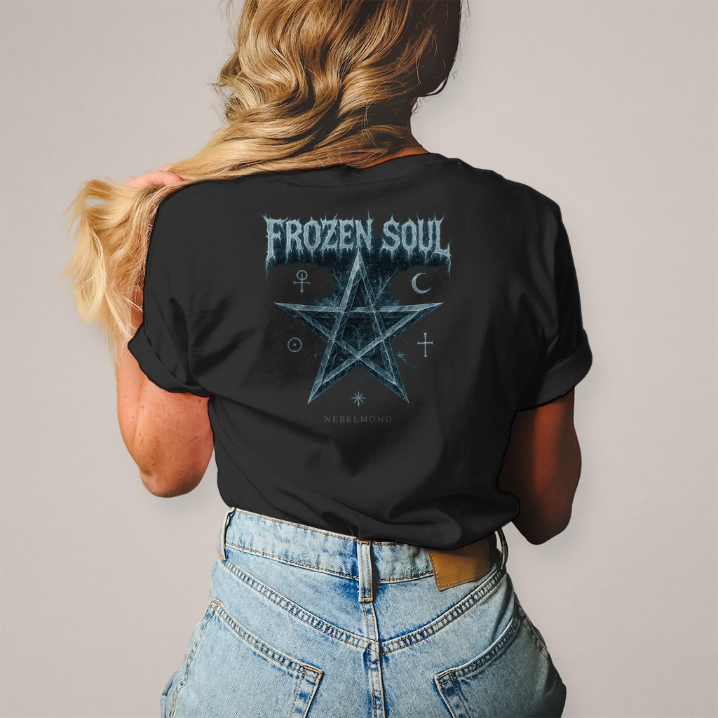 Frozen Soul | Mystic Pentagram Collection | Nebelmond Damen T-Shirt