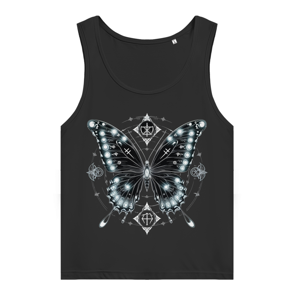 METAMORPHOSIS OF SHADOWS | Dark Butterfy Collection | Nebelmond Damen Premium Organic Tank Top