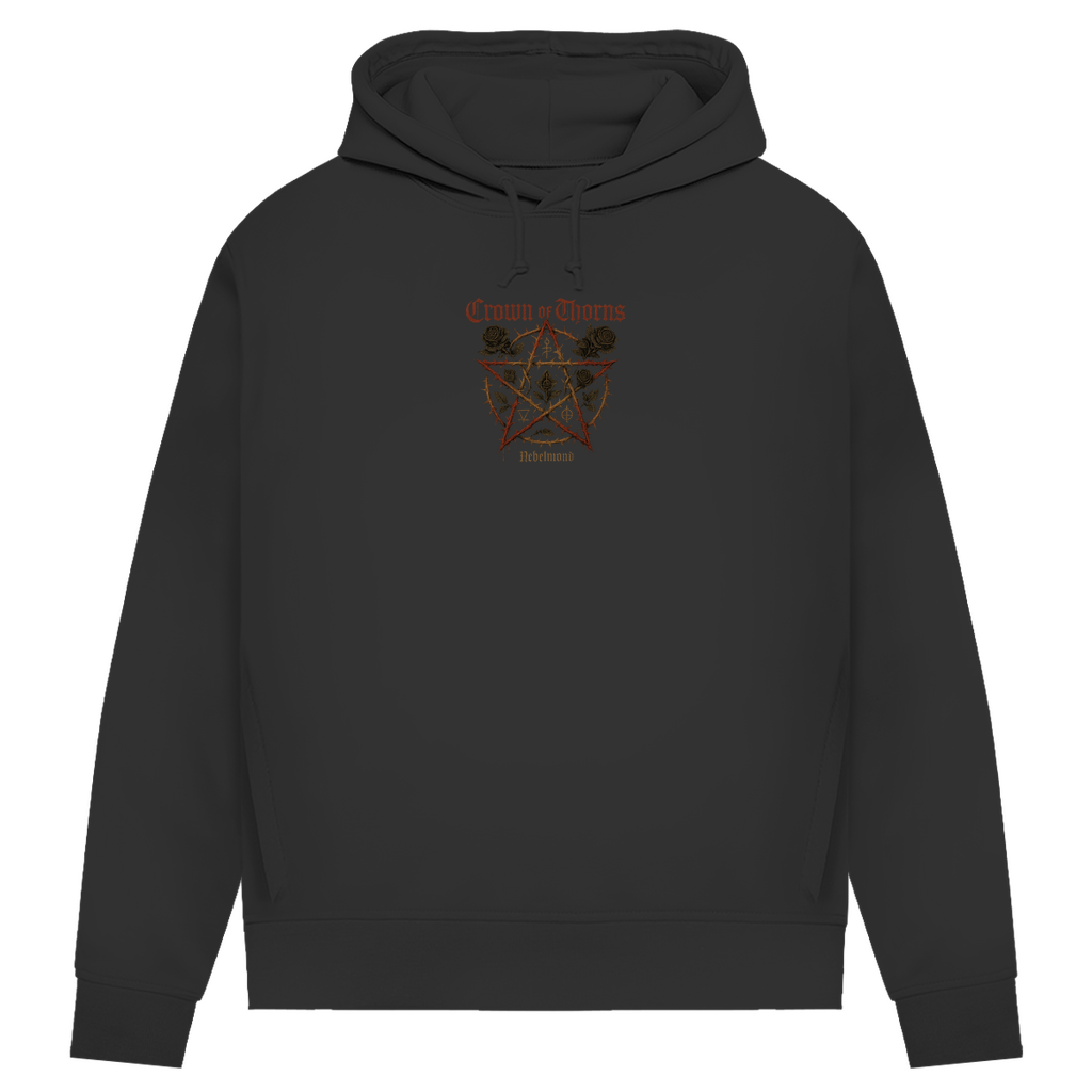 Crown of Thorns | Mystic Pentagram Collection | Nebelmond Damen Premium Bio Hoodie