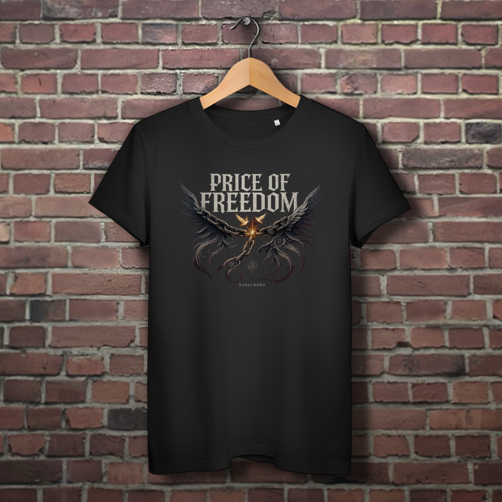 Price of Freedom | Dark Commerce Collection | Nebelmond Damen Premium Bio T-Shirt