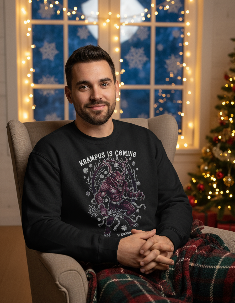 Krampus is Coming | Dark X-Mas Collection | Nebelmond Sweatshirt