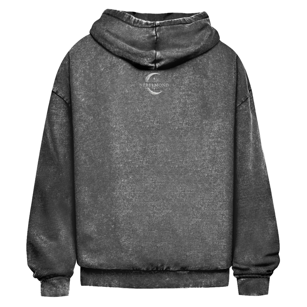 DEATH'S METAMORPHOSIS | Dark Butterfy Collection | Nebelmond Oversize Washed Hoodie