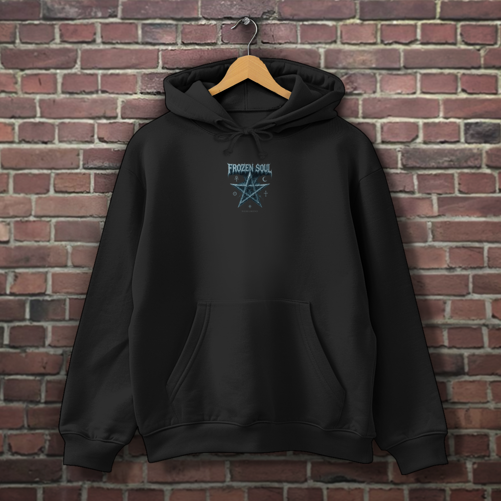 Frozen Soul | Mystic Pentagram Collection | Nebelmond Herren Hoodie