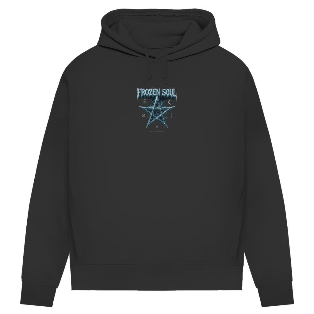 Frozen Soul | Mystic Pentagram Collection | Nebelmond Damen Premium Bio Hoodie