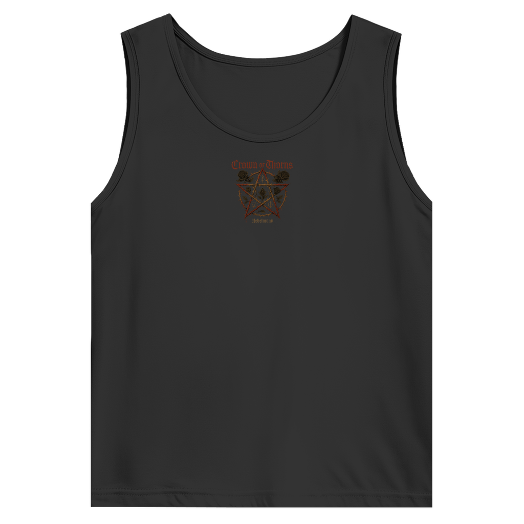 Crown of Thorns | Mystic Pentagram Collection | Nebelmond Herren Basic Tank Top