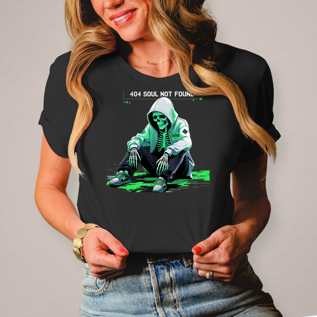 404 Soul Not Found | Lost & Glitched Collection | Nebelmond Damen T-Shirt