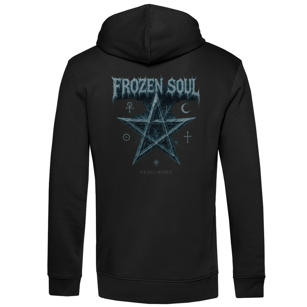 Frozen Soul | Mystic Pentagram Collection | Nebelmond Herren Premium Bio Hoodie