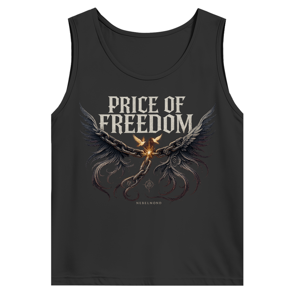 Price of Freedom | Dark Commerce Collection | Nebelmond Herren Basic Tank Top