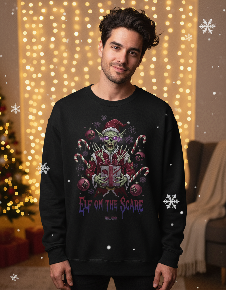 Elf on the Scare | Dark X-Mas Collection | Nebelmond Sweatshirt