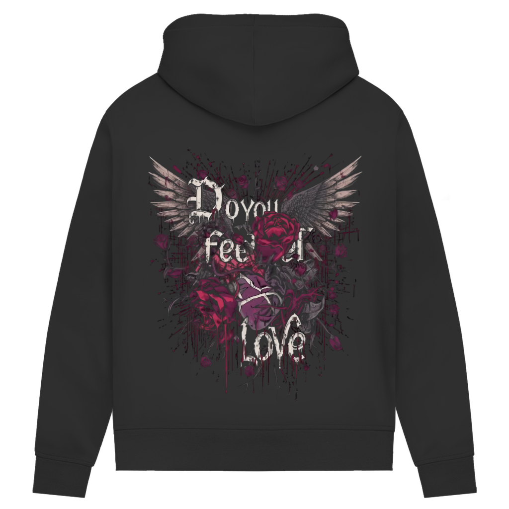 Do You Feel Love | Emotional Void Collection | Nebelmond Damen Premium Bio Hoodie