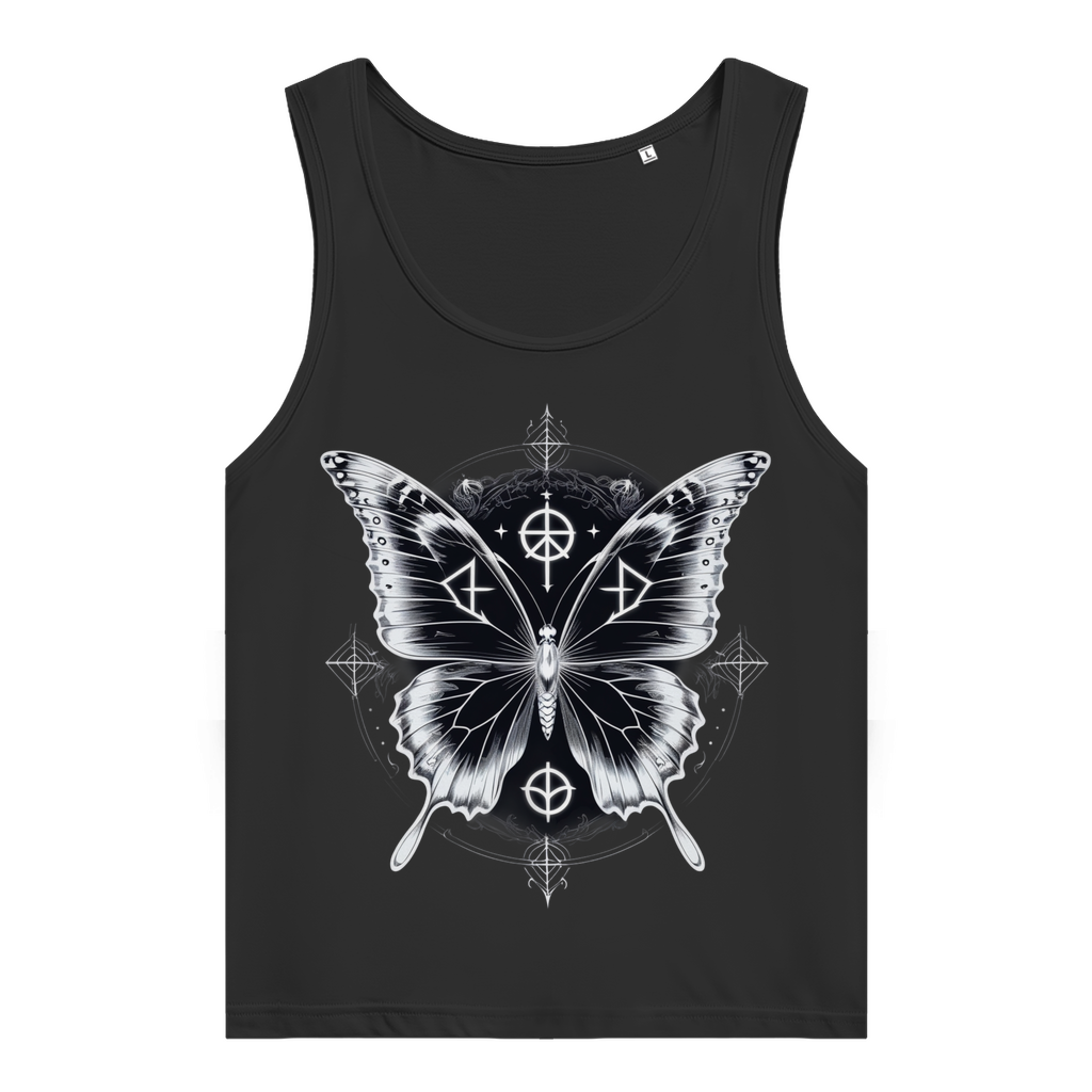 SACRED DARKNESS | Dark Butterfy Collection | Nebelmond Damen Premium Organic Tank Top