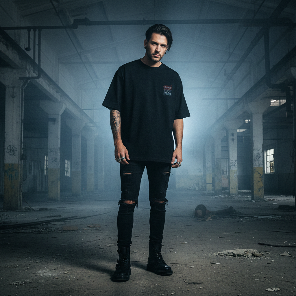 Burn the Past / Forge the Future | Year of the Horse | Nebelmond Oversized Shirt