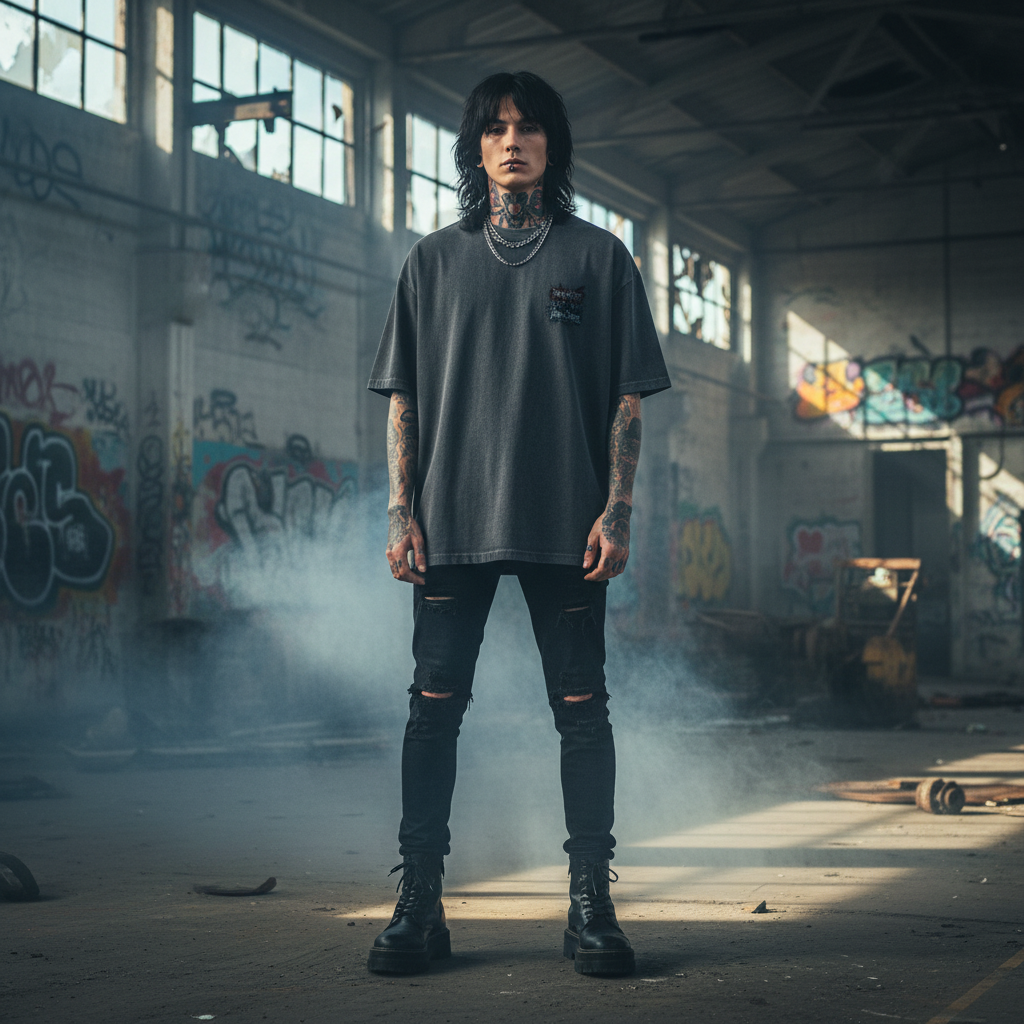 Burn the Past / Forge the Future | Year of the Horse | Nebelmond Oversized Shirt