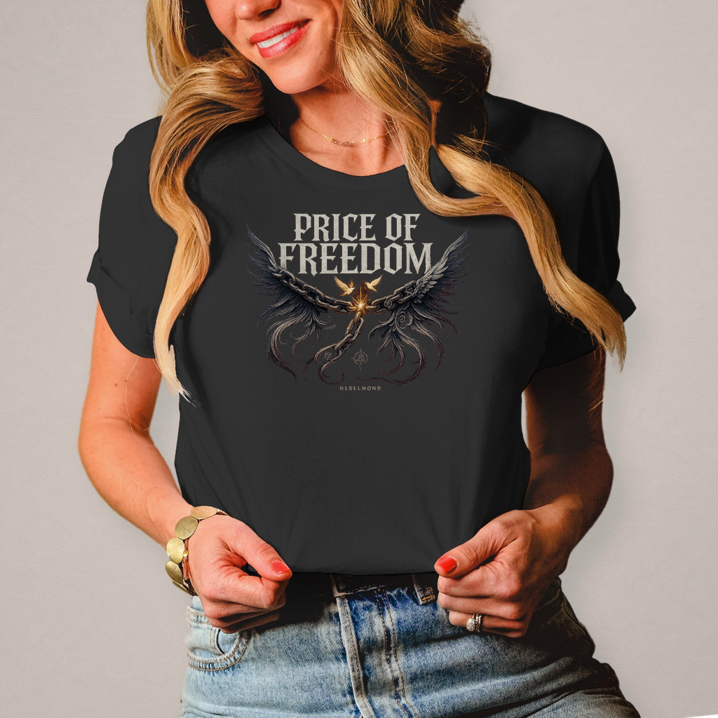 Price of Freedom | Dark Commerce Collection | Nebelmond Damen T-Shirt