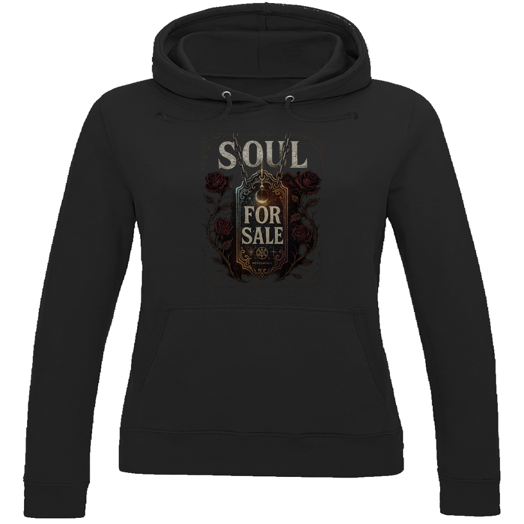 Soul For Sale | Dark Commerce Collection | Nebelmond Damen Hoodie