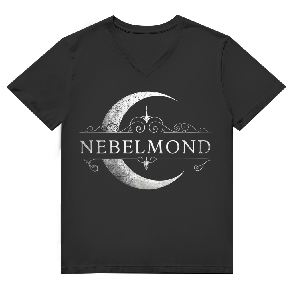 Nebelmond Herren Premium Bio V-Neck T-Shirt