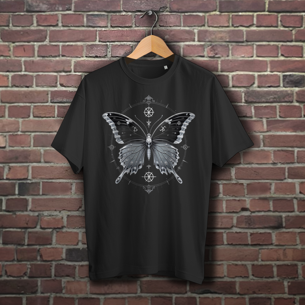 DEATH'S METAMORPHOSIS | Dark Butterfy Collection | Nebelmond Oversize T-Shirt