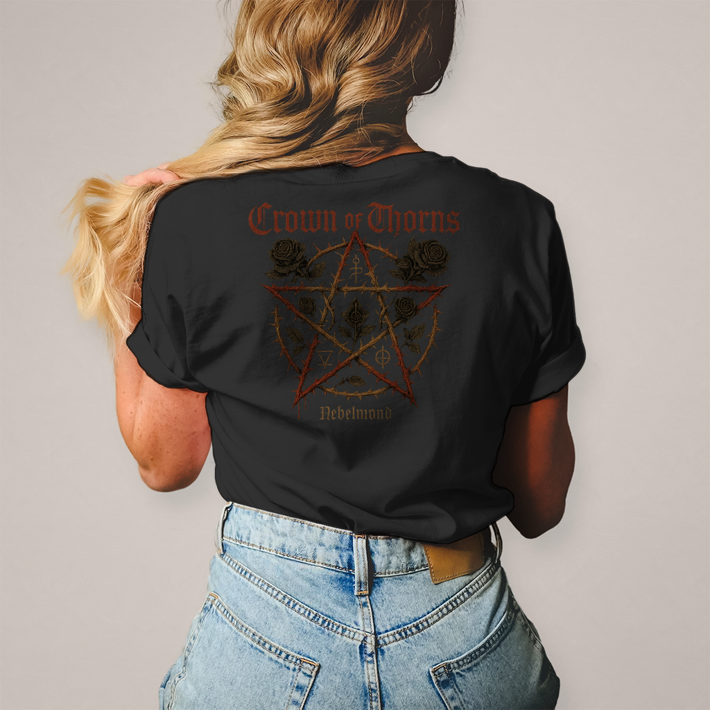 Crown of Thorns | Mystic Pentagram Collection | Nebelmond Damen T-Shirt