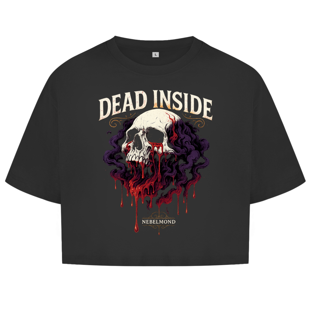 Dead Inside | Emotional Void Collection | Nebelmond Damen Oversize Crop Top
