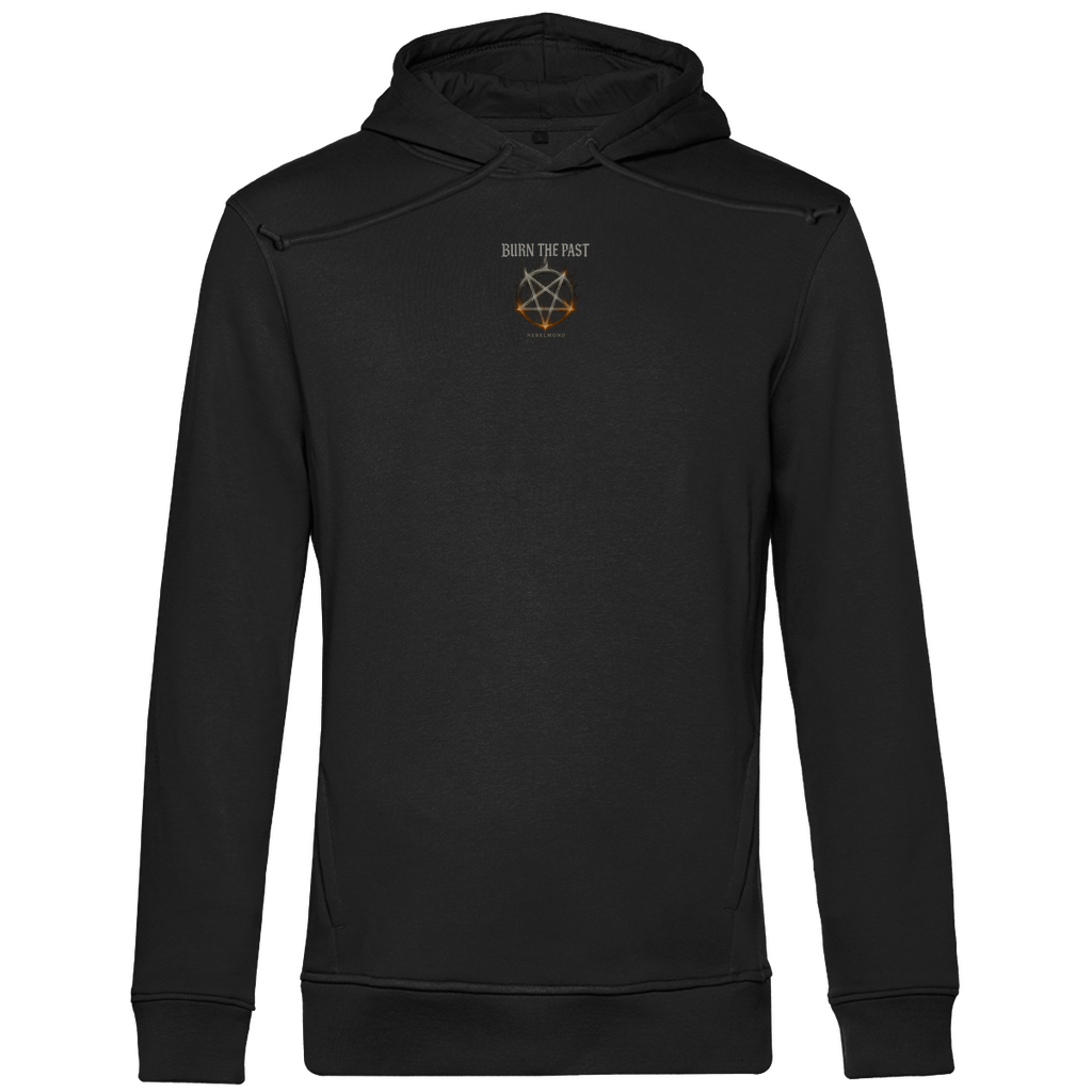 Burn the Past | Mystic Pentagram Collection | Nebelmond Herren Premium Bio Hoodie
