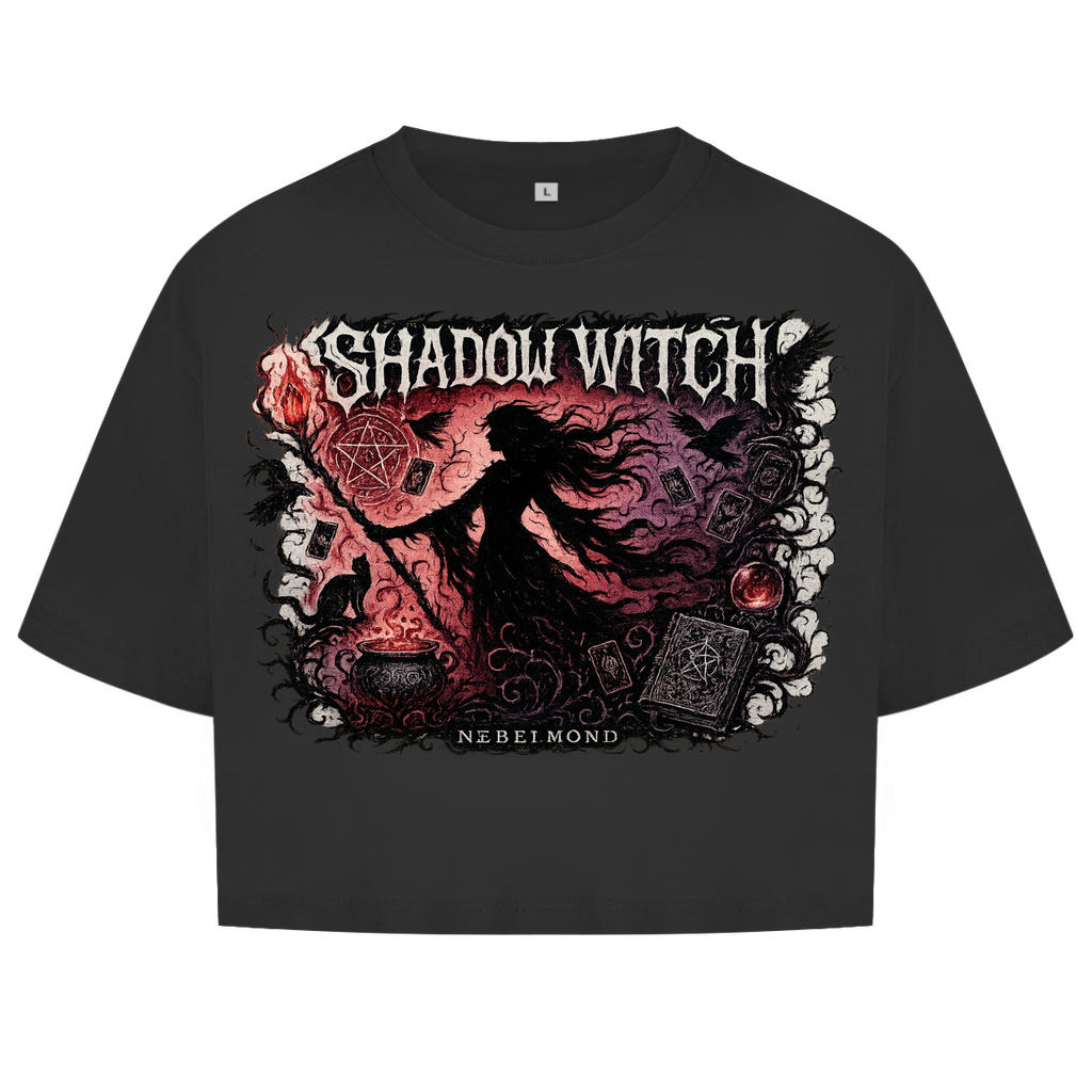 Shadow Witch | Dark Mysticism Collection | Nebelmond Oversize Crop Top