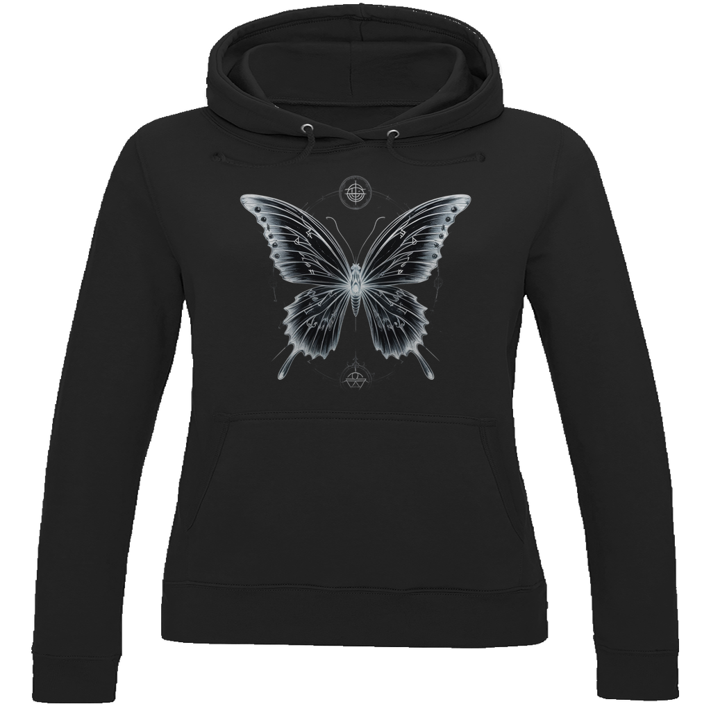 RUNES OF TRANSFORMATION | Dark Butterfy Collection | Nebelmond Damen Hoodie