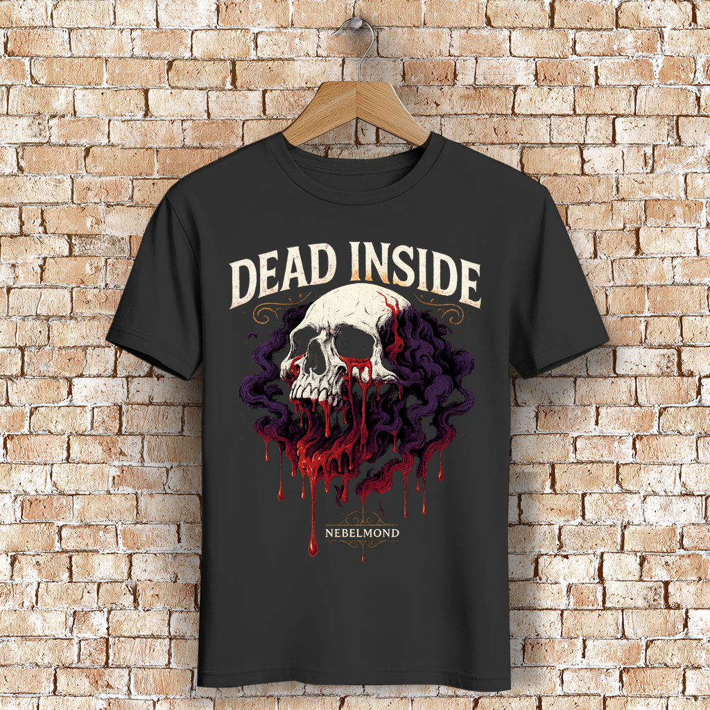 Dead Inside | Emotional Void Collection | Nebelmond Herren Premium Bio T-Shirt