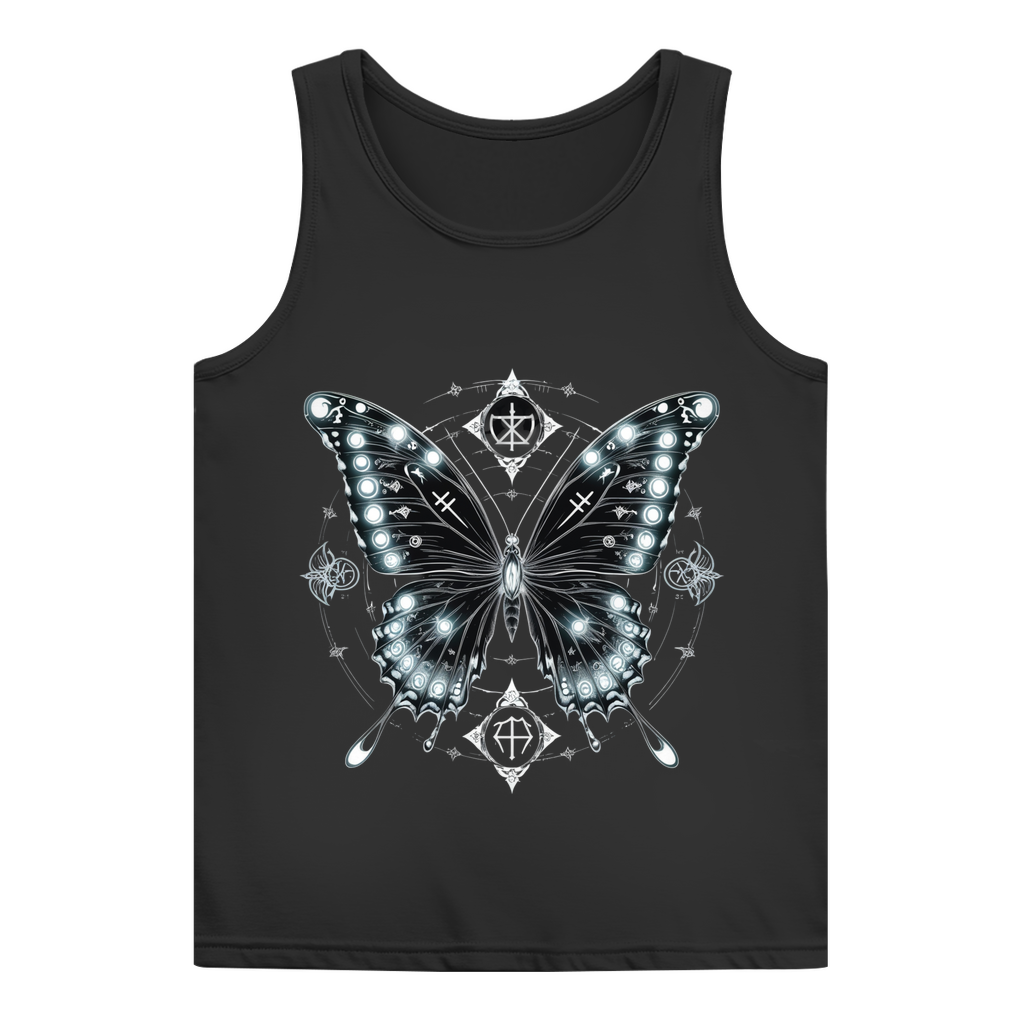 METAMORPHOSIS OF SHADOWS | Dark Butterfy Collection | Nebelmond Damen Basic Tank Top