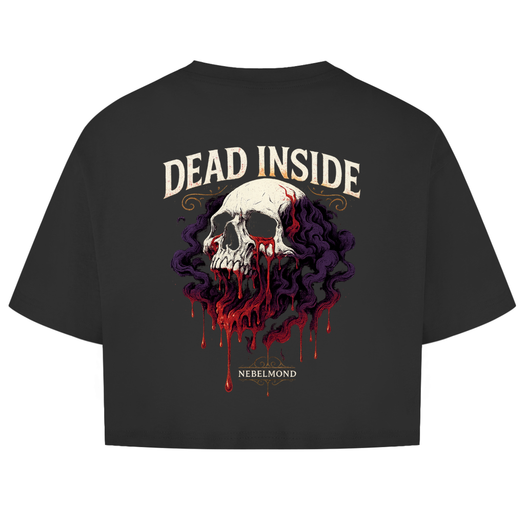 Dead Inside | Emotional Void Collection | Nebelmond Damen Oversize Crop Top