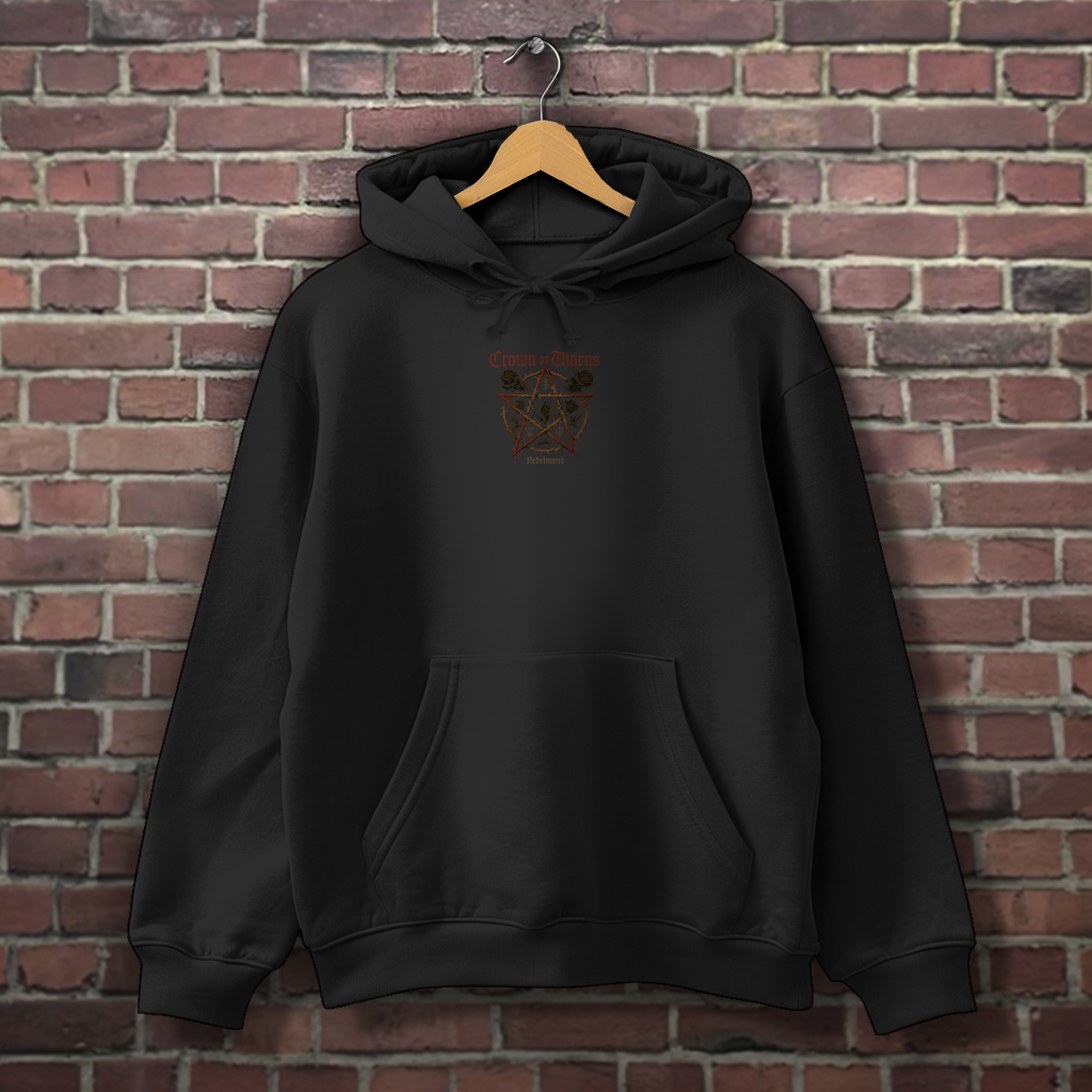 Crown of Thorns | Mystic Pentagram Collection | Nebelmond Herren Hoodie