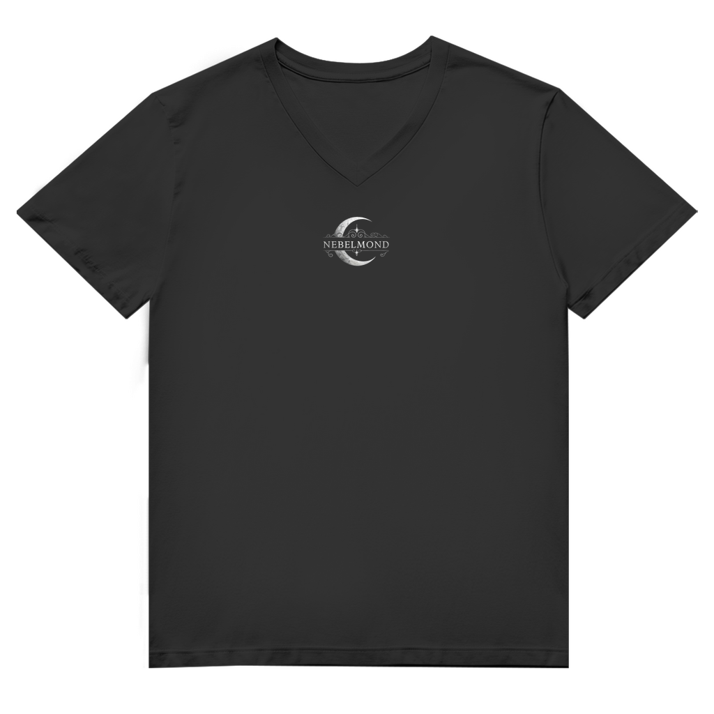 Do You Feel Love | Emotional Void Collection | Nebelmond Herren Premium Bio V-Neck T-Shirt