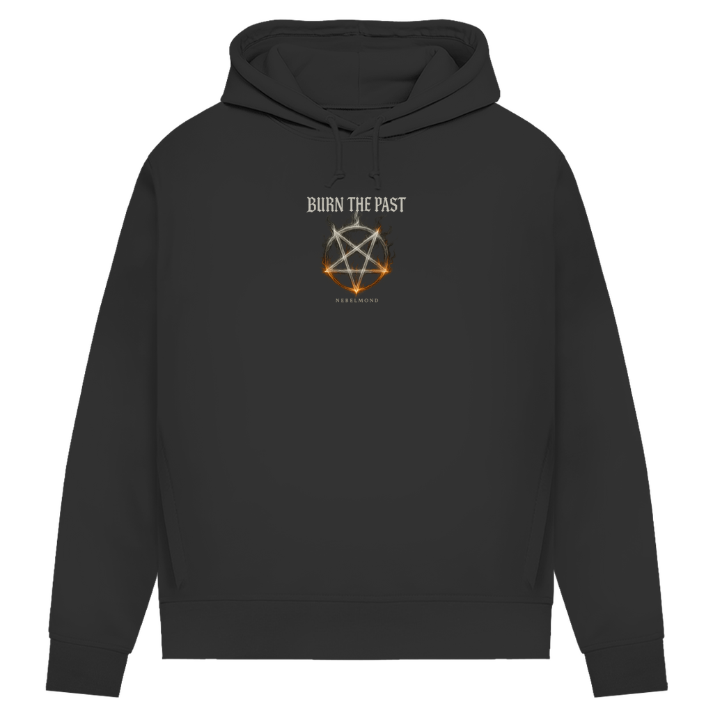 Burn the Past | Mystic Pentagram Collection | Nebelmond Damen Premium Bio Hoodie