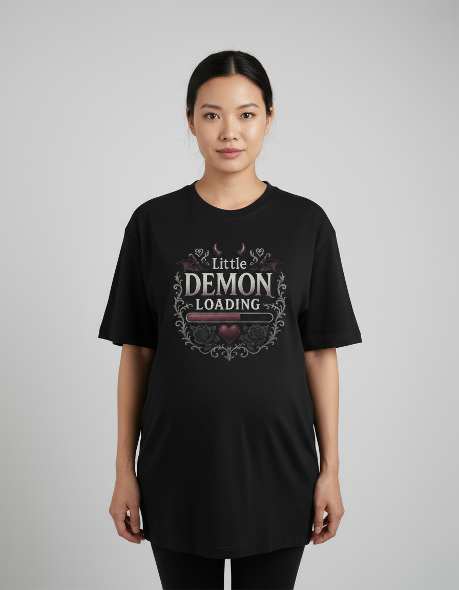 Little Demon Loading | Shadowborn Collection | Nebelmond Oversized Shirt