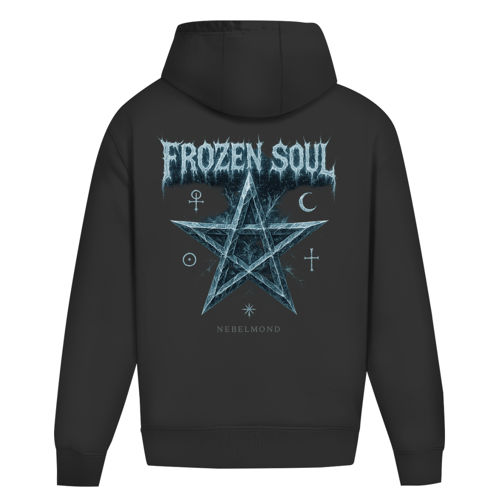 Frozen Soul | Mystic Pentagram Collection | Nebelmond Oversize Hoodie