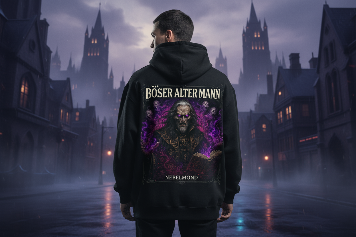 Böser Alter Mann | Dark Elders Colection | Nebelmond Oversized Hoodie