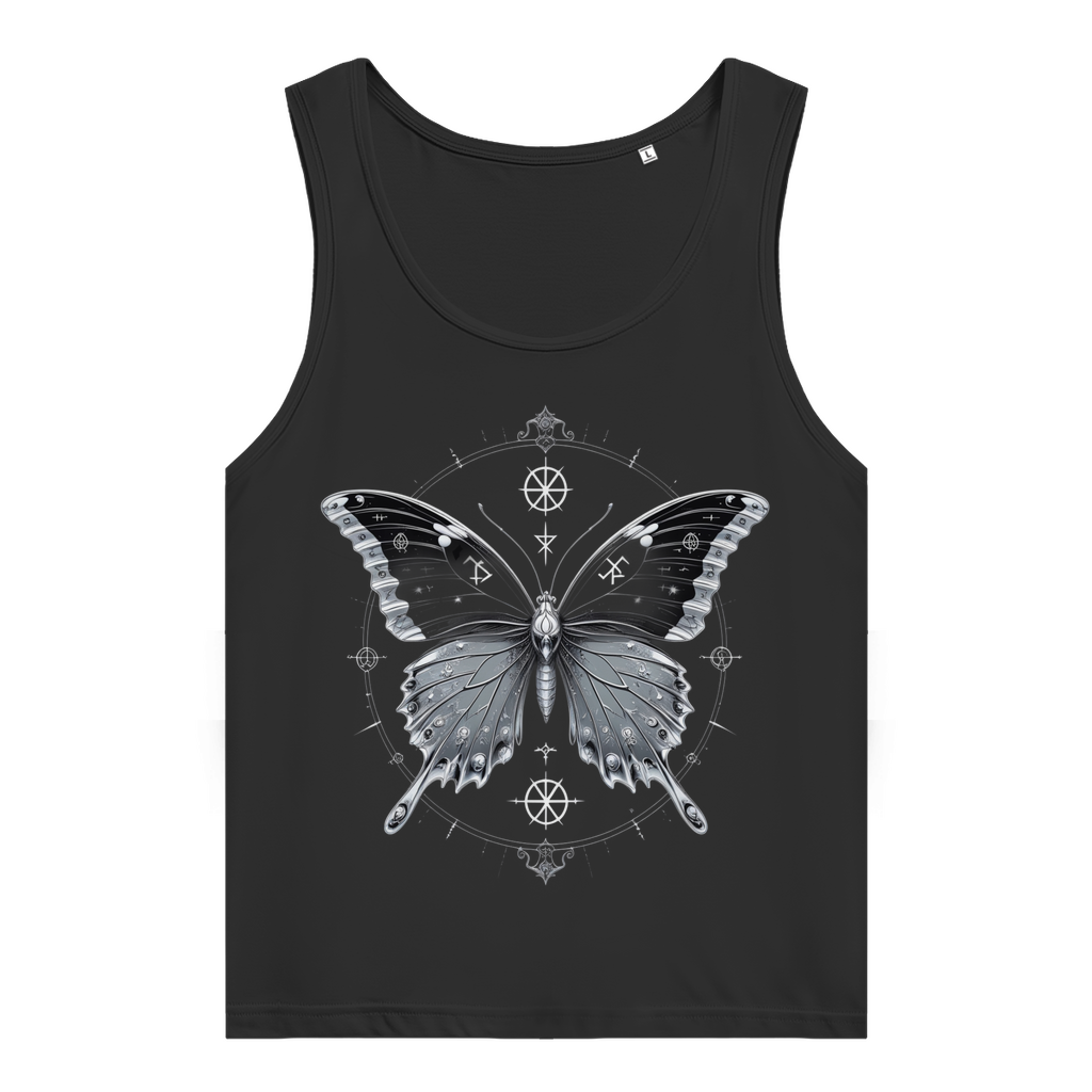 DEATH'S METAMORPHOSIS | Dark Butterfy Collection | Nebelmond Damen Premium Organic Tank Top